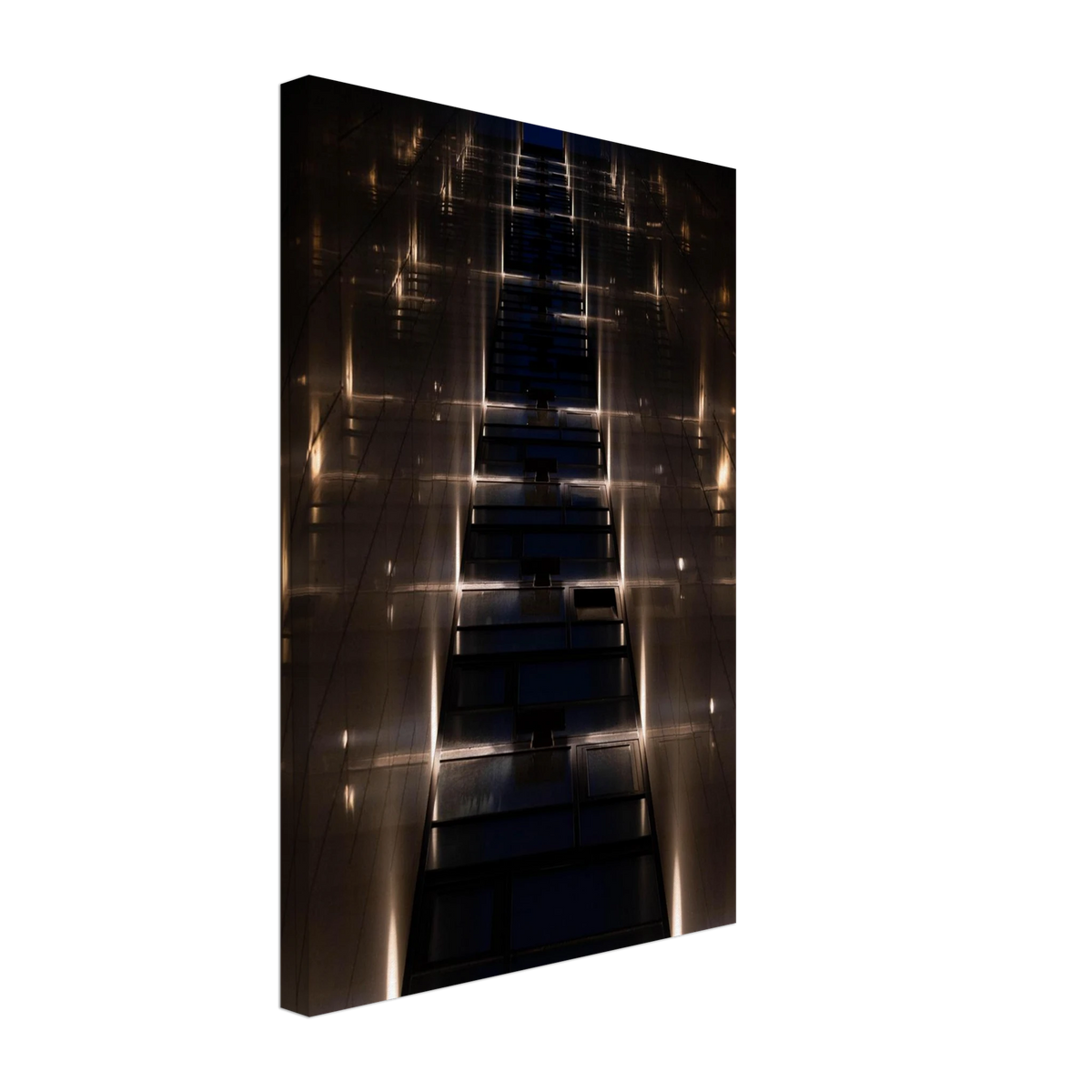 Gateway to… – skyscraper canyon architecture photography canvas print