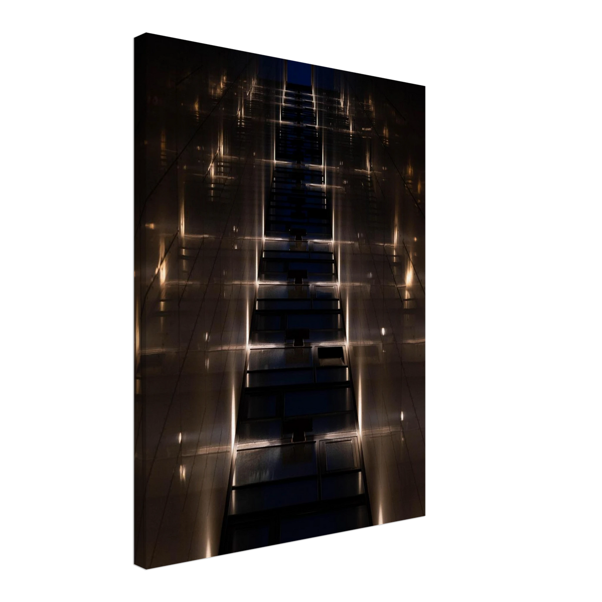 Gateway to… – skyscraper canyon architecture photography canvas print