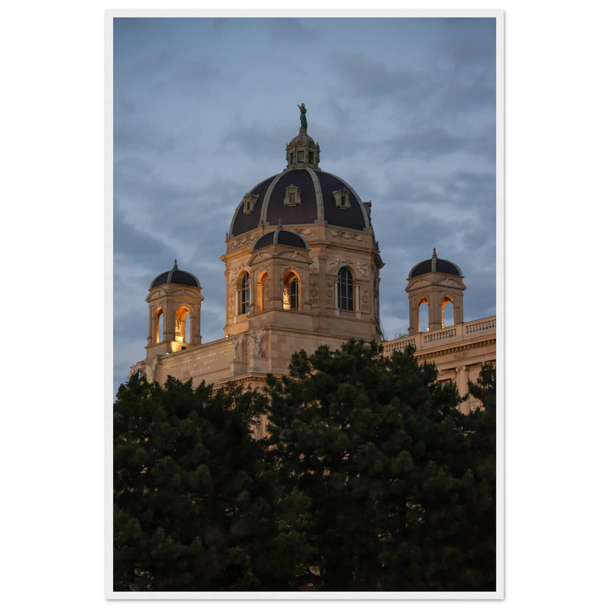 Kunsthistorisches Museum – Vienna Kunsthistorisches Museum photography photo print in a wooden frame