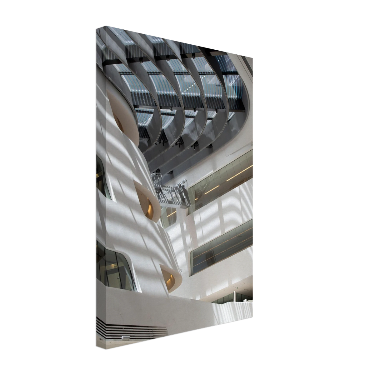 Library of WU Interior – Vienna WU library interior photography canvas print
